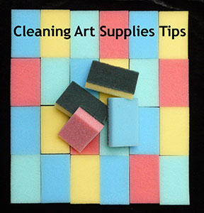 link to article about cleaning art supplies